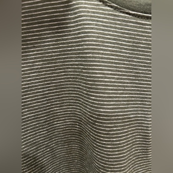 Unisex Sonoma Green Stripped Tee - Picture 6 of 6